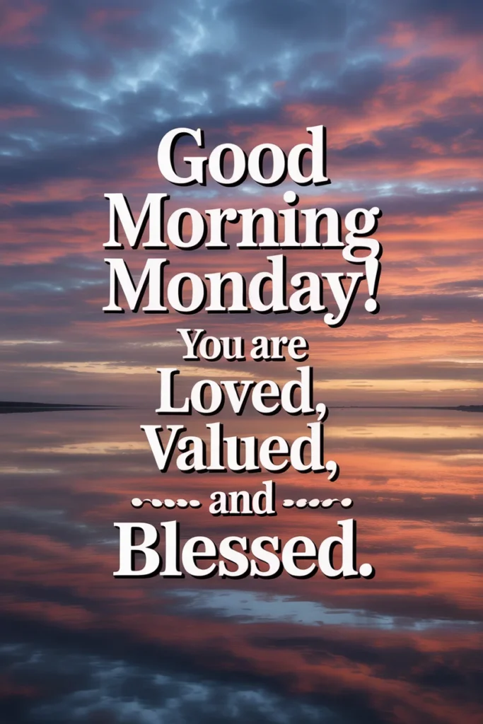 Heartfelt Monday Messages