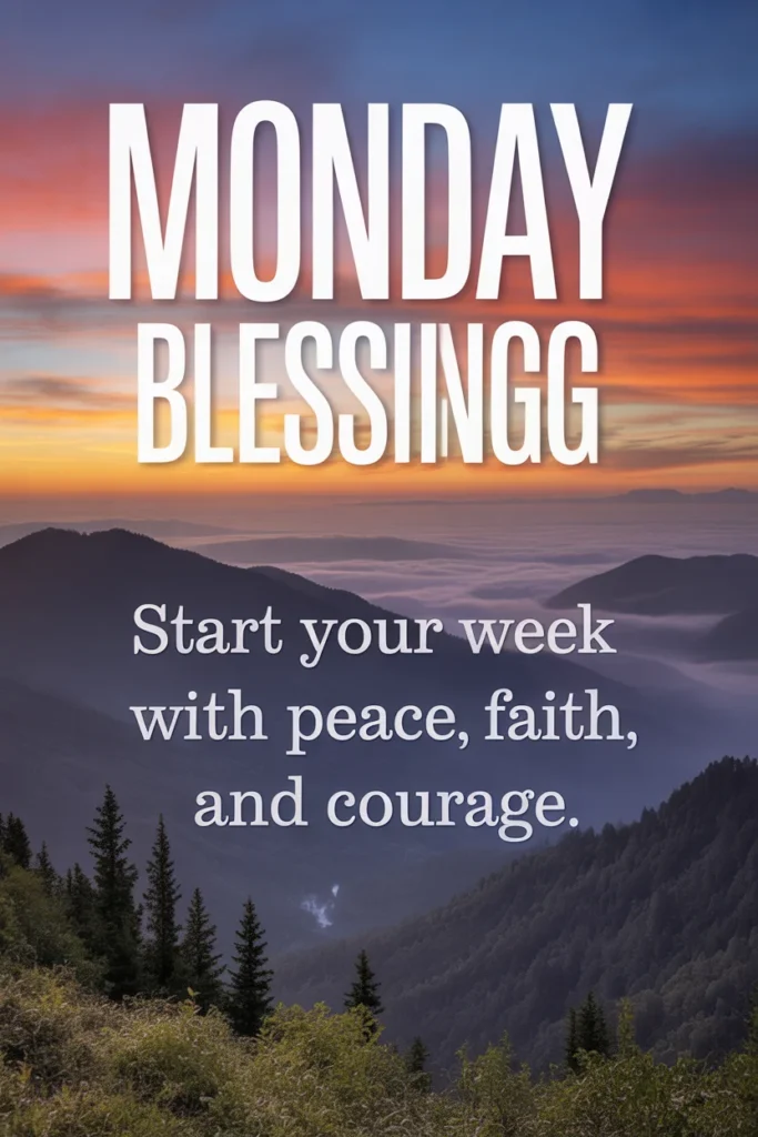  monday blessings Inspiring Monday Renewal Blessings