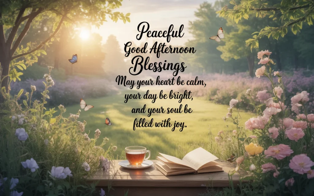 good afternoon blessings