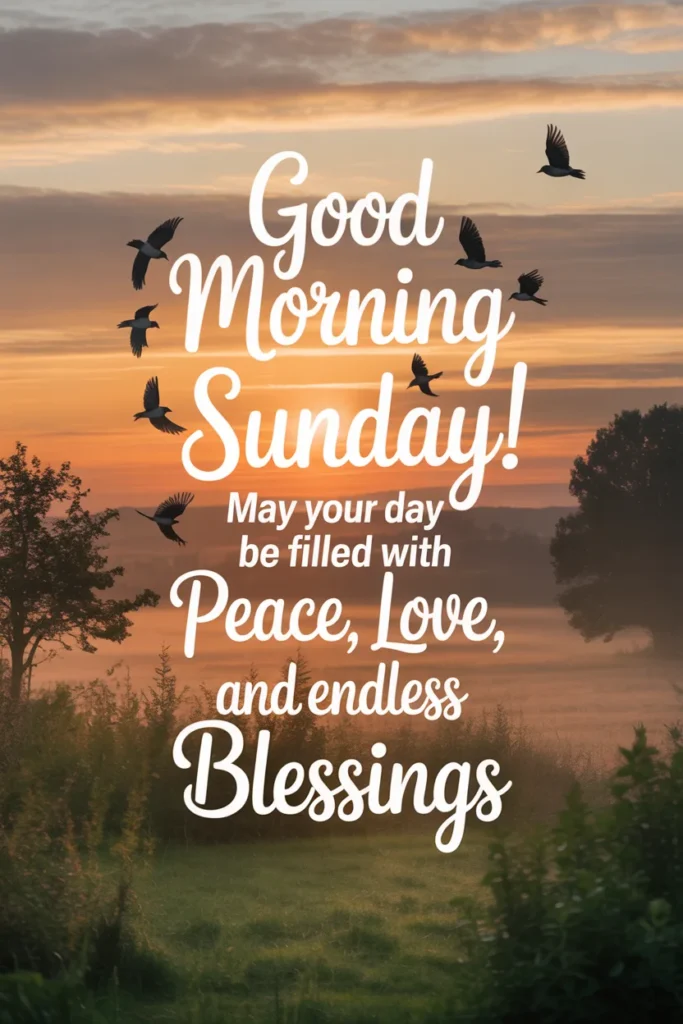 sunday blessings Peaceful Sunday Blessings