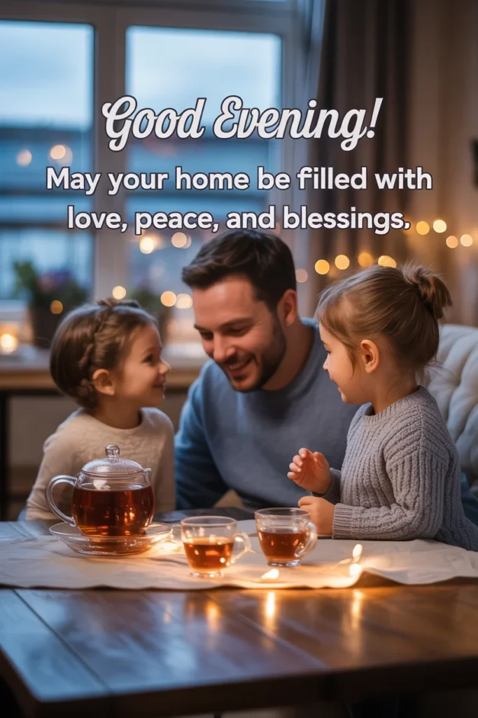 Relaxing Good Evening Blessings for Friends & Family