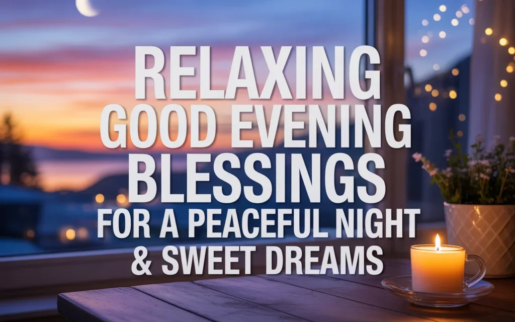 good evening blessings