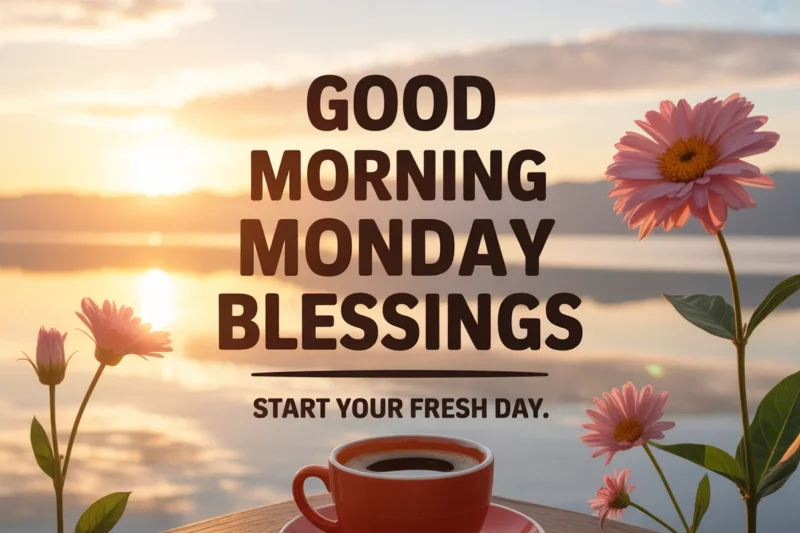 Good Morning Monday Blessings to Start Your Fresh Day