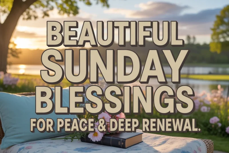 99+ Beautiful Sunday Blessings for Peace and Deep Renewal